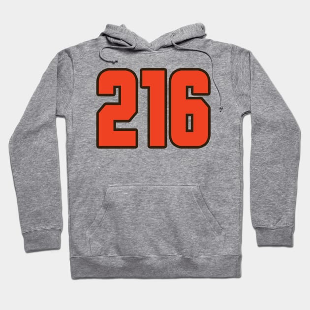 Cleveland LYFE the 216!!! Hoodie by OffesniveLine